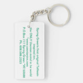 Usonian Gasthaus-Schlüsselanhänger - Schlüsselanhänger (Rückseite)