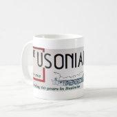 Usonian Gasthaus-Tasse Kaffeetasse (Vorderseite Links)
