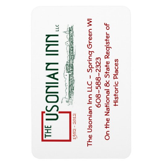 Usonian in benutzerdefinierten flexiblen Magneten Magnet (Vertikal)