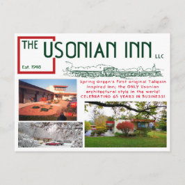 Usonian Inn Anniversary post card Postkarte