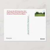 Usonian Inn Postkarte (Rückseite)