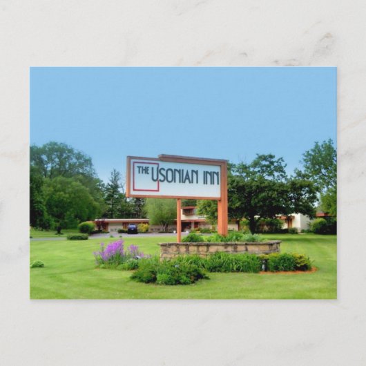 Usonian Inn Postkarte (Vorderseite)