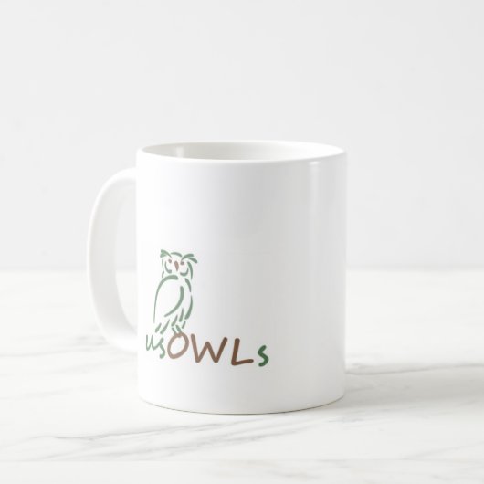 usOWLs Tasse (Vorderseite Links)