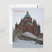 Uspenski Kathedrale Helsinki Postkarte (Vorne/Hinten)