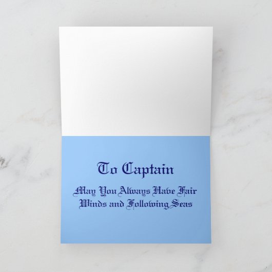 USPHS Commission Corps Captai Werbeaktion Card Karte (Innenseite)