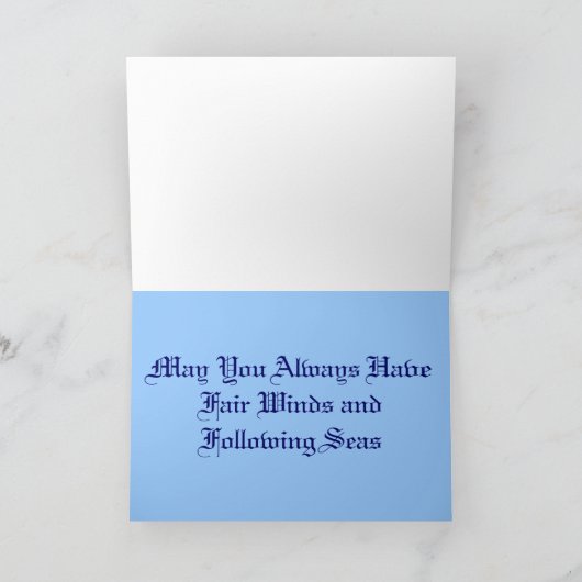 USPHS Commission Corps Captain Retirement Card Karte (Innenseite)