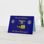 USPHS Commission Corps Captain Retirement Card Karte (Vorderseite)