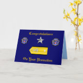 USPHS Commission Corps Rear Admiral Card Karte (Gelbe Blume)