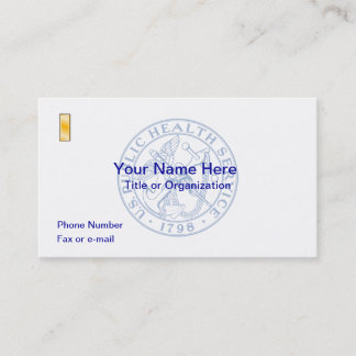 USPHS Ensign Business Card Visitenkarte