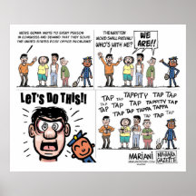 USPS Editorprogramm Cartoon Poster