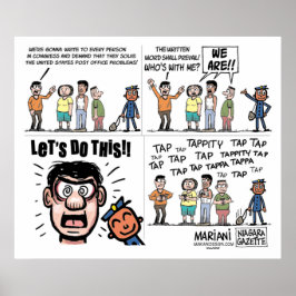 USPS Editorprogramm Cartoon Poster