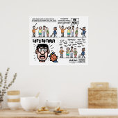 USPS Editorprogramm Cartoon Poster (Küche)