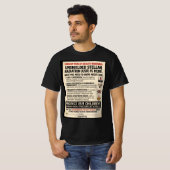 USR öffentliche Warnung T-Shirt (Vorne ganz)