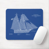USRC Alexander Hamilton - ABD Mousepad (Mit Mouse)