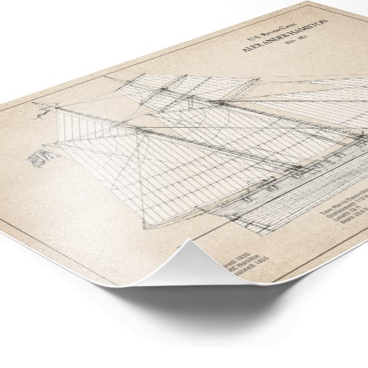 USRC Alexander Hamilton - SBD Fotodruck (Ecke)