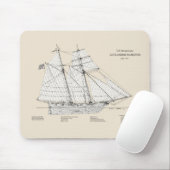USRC Alexander Hamilton - SBD Mousepad (Mit Mouse)