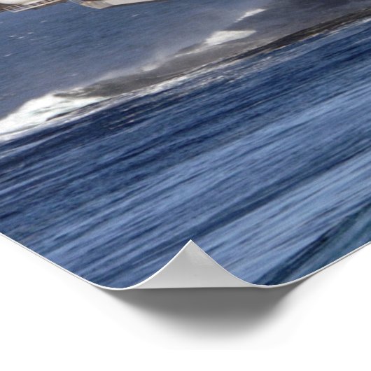 USS Abraham Lincoln (CVN 72) Poster (Ecke)