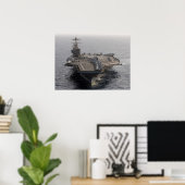 USS Abraham Lincoln (CVN 72) Poster (Heimbüro)