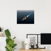 USS Abraham Lincoln (CVN 72) Poster (Heimbüro)