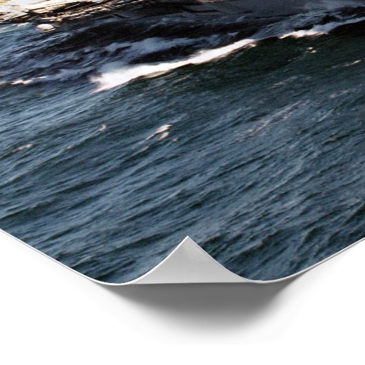 USS Abraham Lincoln (CVN 72) Poster (Ecke)