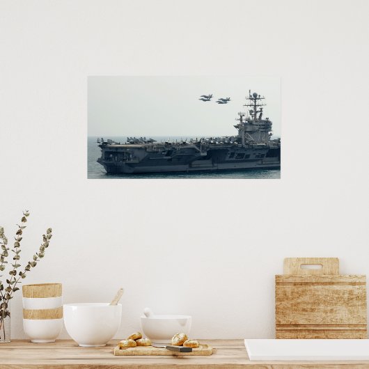 USS Abraham Lincoln (CVN 72) Poster (Küche)