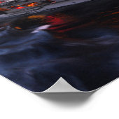 USS Abraham Lincoln (CVN 72) Poster (Ecke)