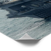 USS Abraham Lincoln (CVN 72) Poster (Ecke)