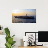 USS Abraham Lincoln (CVN 72) Poster (Heimbüro)