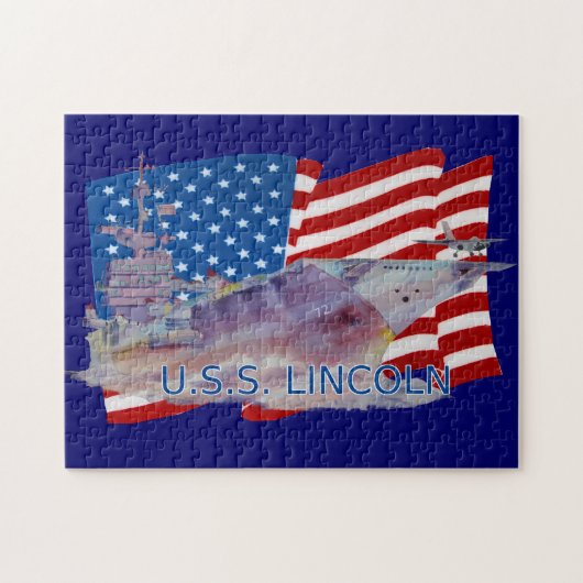 USS Abraham Lincoln CVN-72 Puzzle (Horizontal)