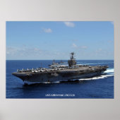USS Abraham Lincoln Poster (Vorne)