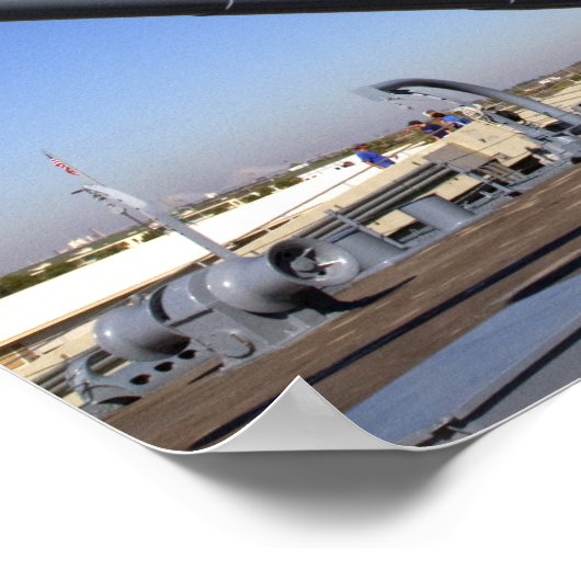 USS Alabama Battleship in Battleship Memorial 2 Poster (Ecke)