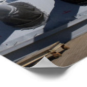 USS Alabama Battleship in Battleship Memorial Poster (Ecke)