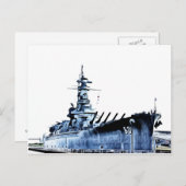 USS Alabama Battleship Memorial Park Postkarte (Vorne/Hinten)