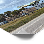 USS Alabama Battleship Memorial Park Sign Poster (Ecke)