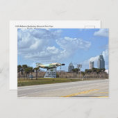 USS Alabama Battleship Memorial Park Sign Postkarte (Vorne/Hinten)