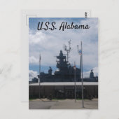 USS Alabama Battleship Museum - Mobile, AL Postkarte (Vorne/Hinten)