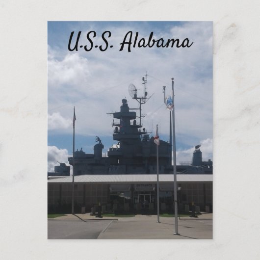 USS Alabama Battleship Museum - Mobile, AL Postkarte (Vorderseite)