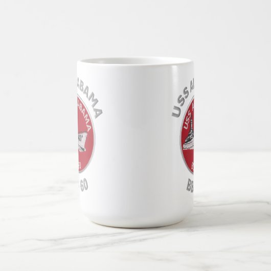 USS Alabama (BB-60) Kaffeetasse (Mittel)