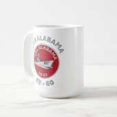 USS Alabama (BB-60) Kaffeetasse (Vorderseite Links)