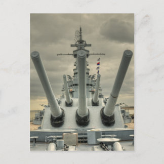 USS Alabama Postkarte
