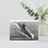 USS ALEXANDER HAMILTON POSTKARTE (Stehend Vorderseite)