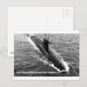 USS ALEXANDER HAMILTON POSTKARTE (Vorne/Hinten)