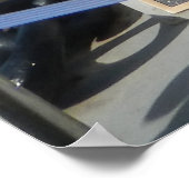 USS Arizona Anchor und Schiff im Hafen von Pearl Poster (Ecke)