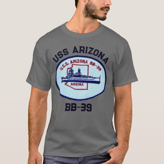 USS Arizona (BB-39) T-Shirt (Vorderseite)