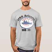 USS Arizona (BB-39) T-Shirt (Vorderseite)