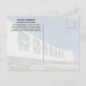 USS Arizona Memorial, Pearl Harbor, Hawaii Postkarte (Rückseite)