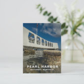 USS Arizona Memorial, Pearl Harbor, Hawaii Postkarte (Stehend Vorderseite)