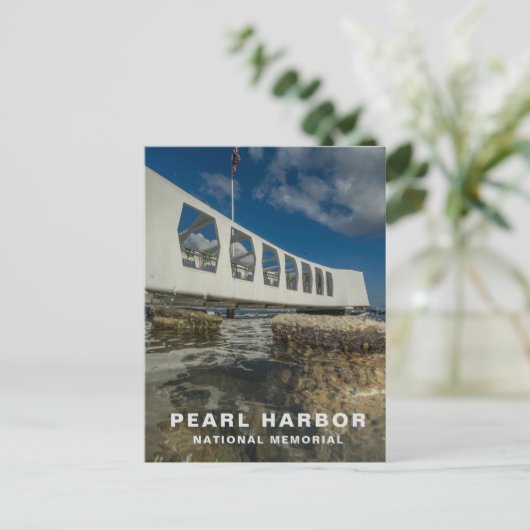 USS Arizona Memorial, Pearl Harbor, Hawaii Postkarte (Stehend Vorderseite)