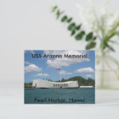 USS Arizona Memorial, Pearl Harbour, Hawai Postkarte (Stehend Vorderseite)