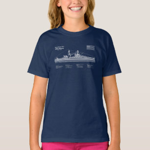 USS Arizona - Pläne für Schiffskonzepte ABD T-Shirt